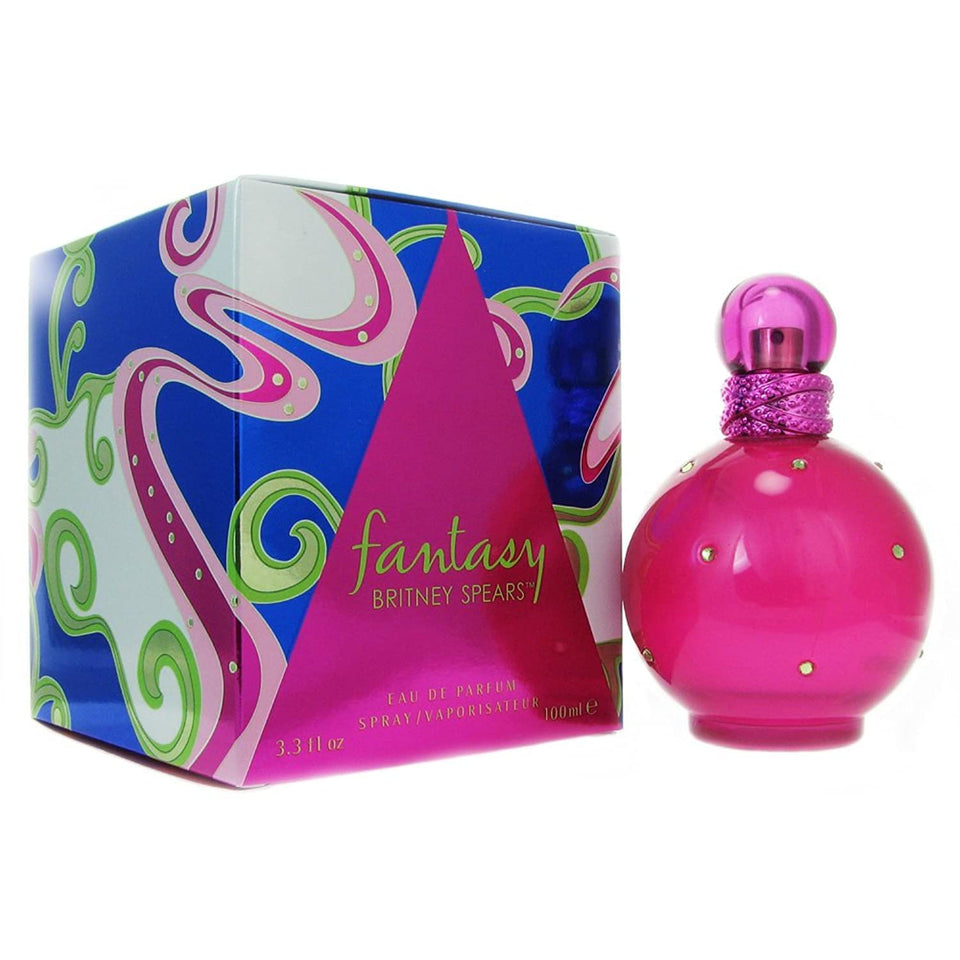 Britney Spears Fantasy front bottle shot showing elegant perfume design and gift-ready look