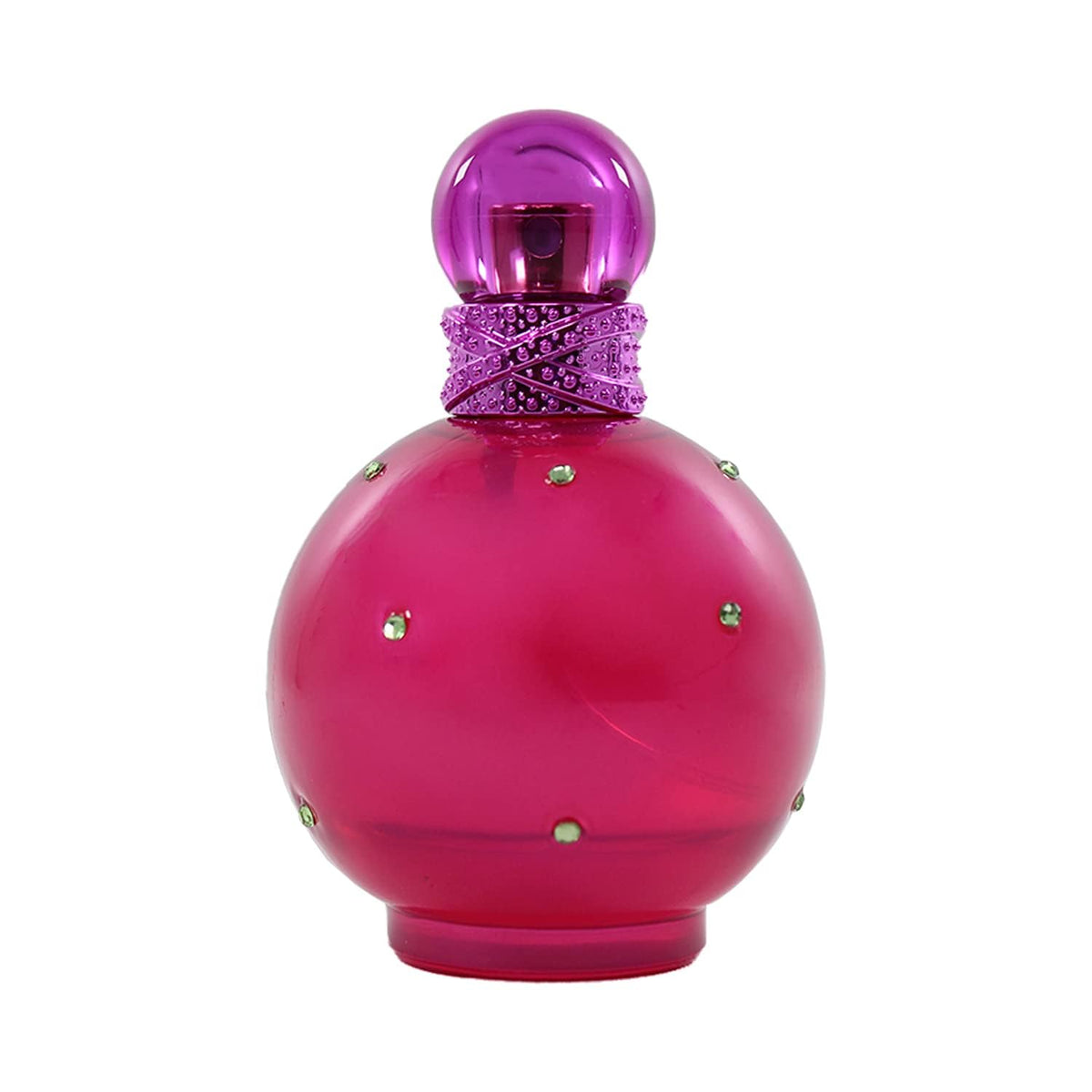 Britney Spears fantasy spray in hand demonstrating easy application and travel readiness