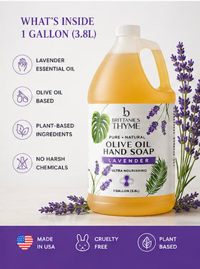 Brittanie's Thyme used to wash a dog illustrating safe gentle cleanse