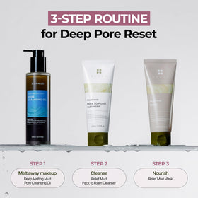 BRMUD in bathroom setting with towel showing easy daily skincare routine