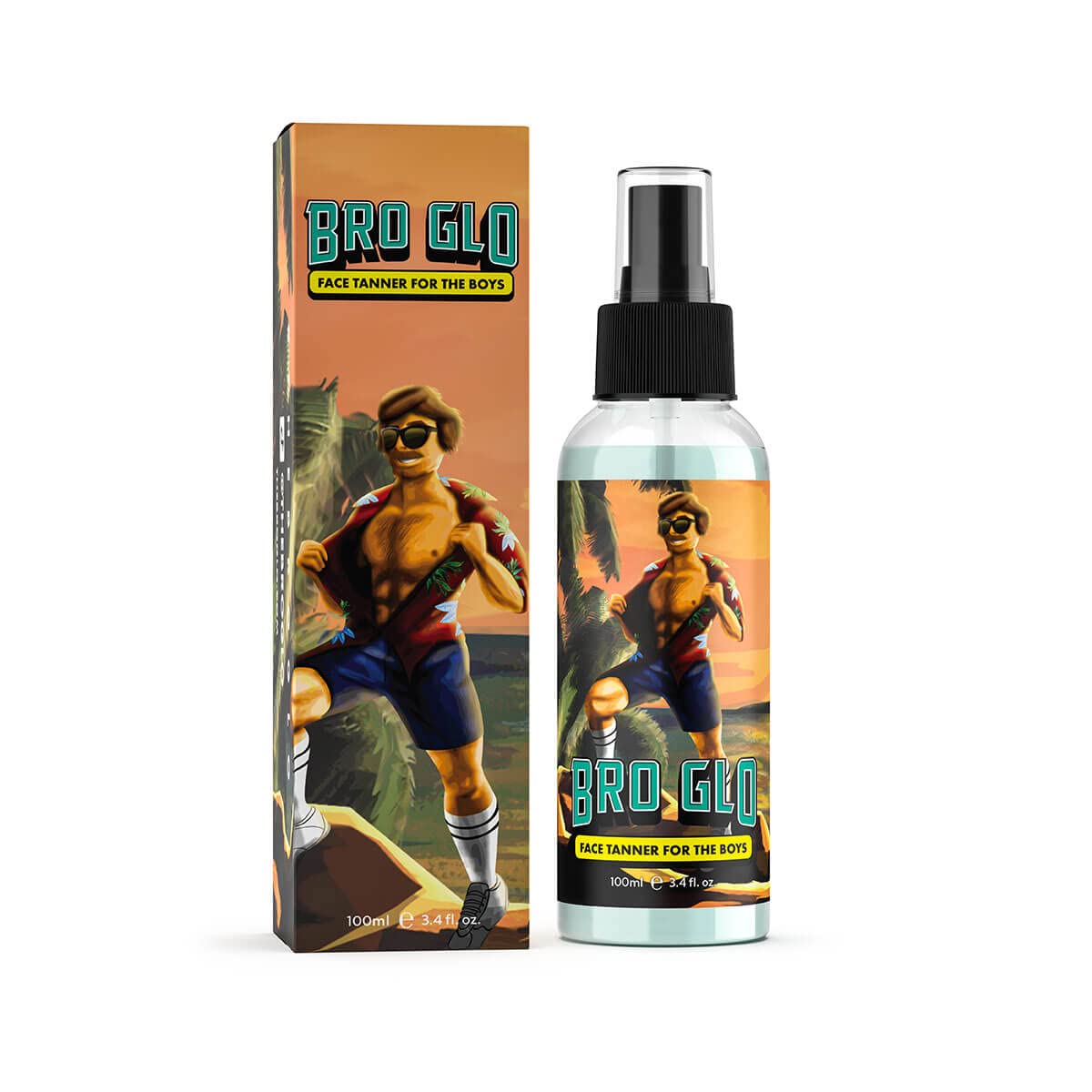 bro glo mitt and mousse application on forearm for even, streak-free coverage