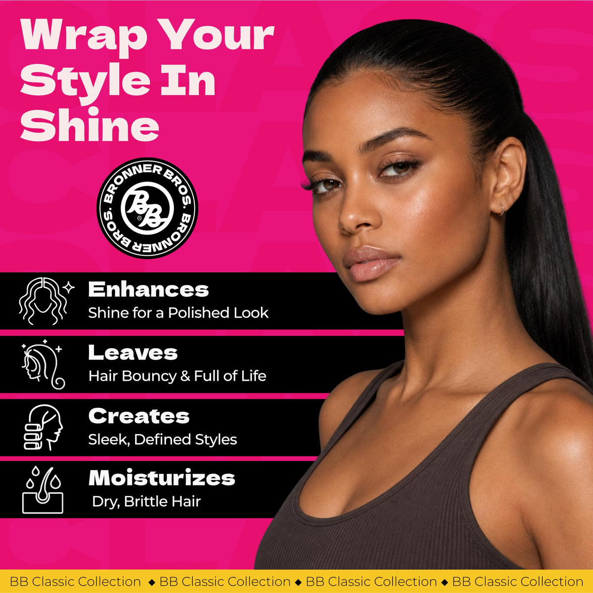 Bronner Bros foam dispenser action demonstrating convenient application and controlled dispensing