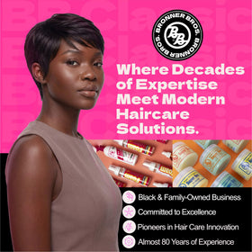 Bronner Bros mousse in salon styling scene delivering professional results