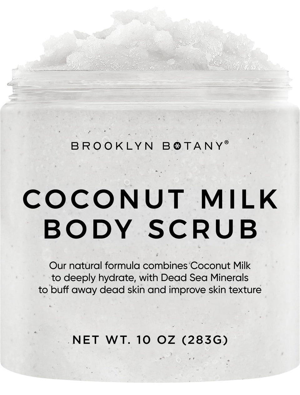Brooklyn Botany front tub showing label and 10 oz size for clarity