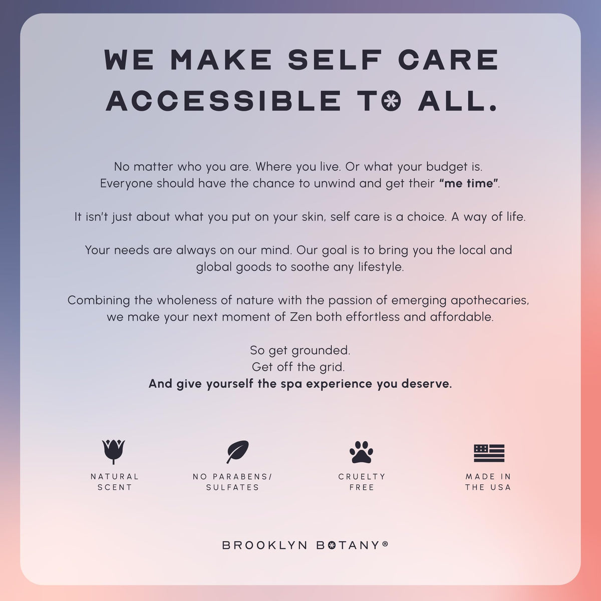 Brooklyn Botany label close-up highlighting Himalayan salt and stem cell ingredients