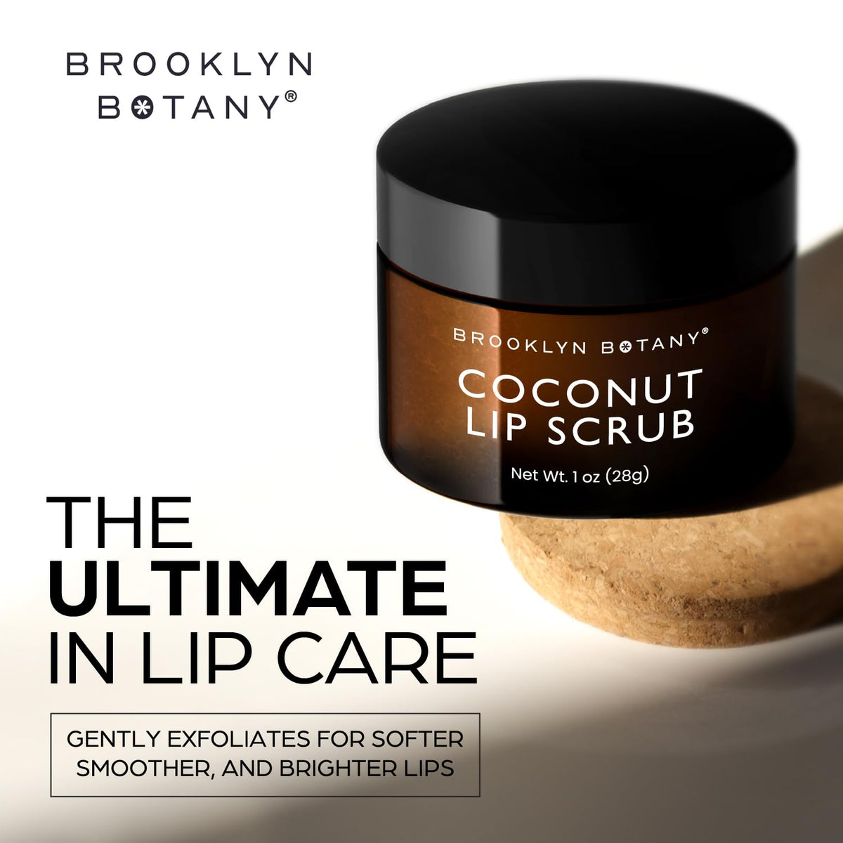 Brooklyn Botany ingredient flatlay with coconut and shea butter benefits