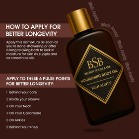 Brown Sugar Babe bottle in hand application illustrating easy pump use and controlled dosing