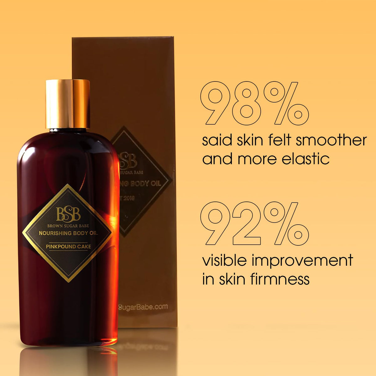 Brown Sugar Babe applied on arm demonstrating moisturized, glowing skin benefit
