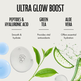 Brown Sugar ingredient label highlighting peptides and hyaluronic benefit