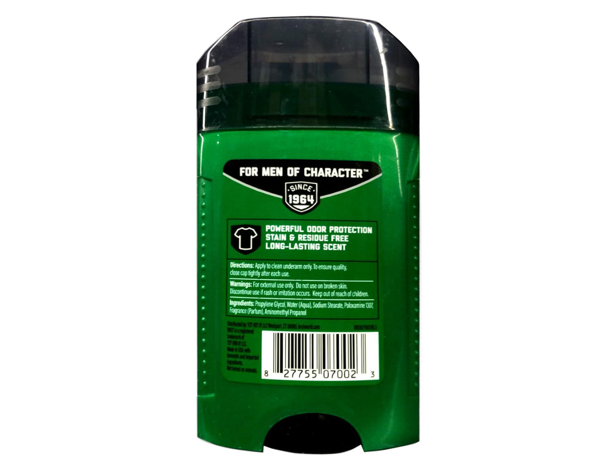 Brut aerosol spray action demonstrating even mist for fast application