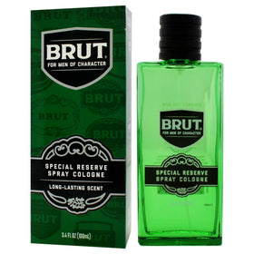 Brut cap and nozzle close-up showing durable top and precise misting