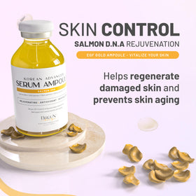 BRÜUN serum texture close-up showing lightweight finish and fast absorption