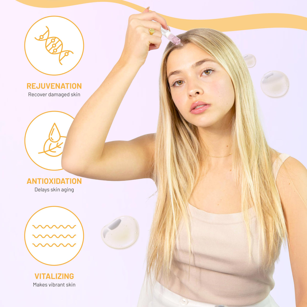 BRÜUN ampoule used with derma pen demonstrating enhanced product delivery