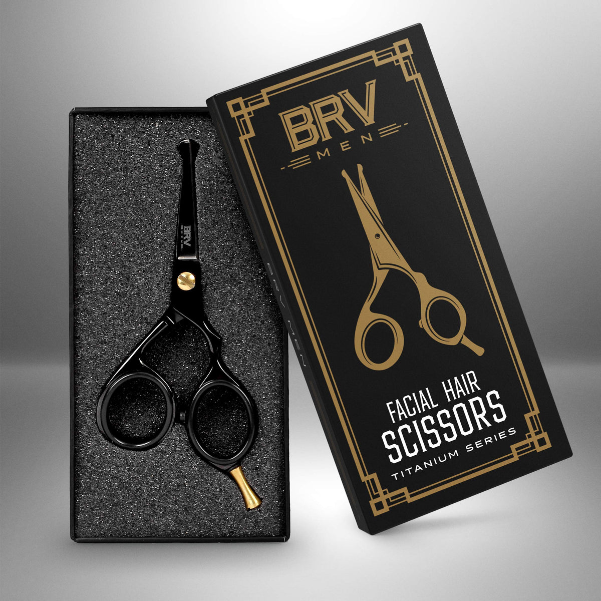 BRV MEN close-up of high carbon stainless steel blade edge for precise cuts