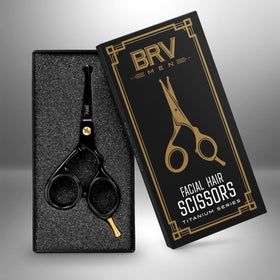 BRV MEN close-up of high carbon stainless steel blade edge for precise cuts