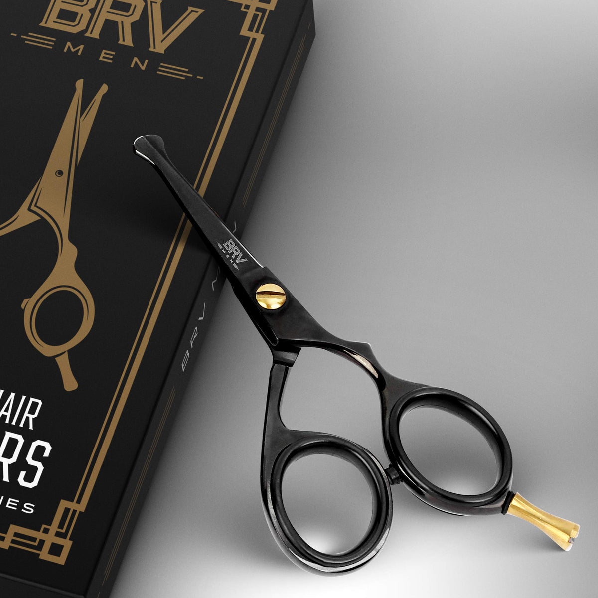 BRV MEN blunt rounded tip detail reducing nick risk in sensitive grooming areas