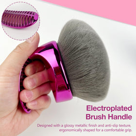 Brvlsoc detailed bristle texture highlighting soft vegan fibers for gentle skin coverage
