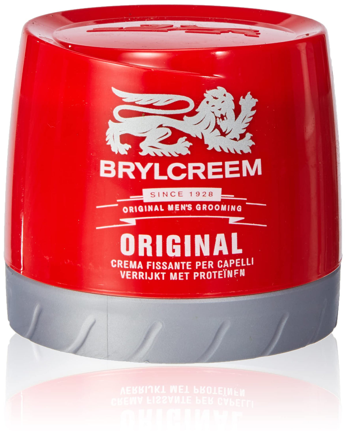 Brylcreem front packaging showing 150ml tube and easy application benefit