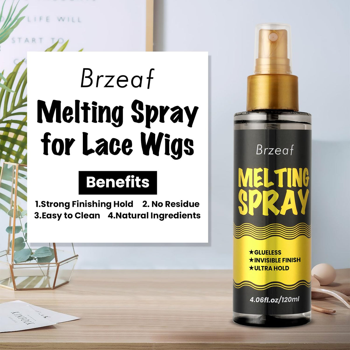 Brzeaf wig band and comb kit included for comfortable tightening and styling