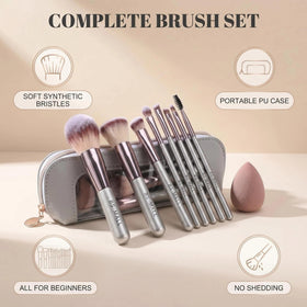 BS-MALL close-up of soft synthetic bristles highlighting smooth blendability and comfort