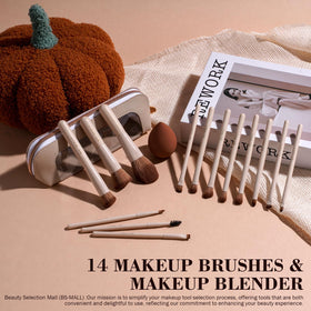 BS-MALL bristle close-up highlighting soft synthetic fibers for smooth blending