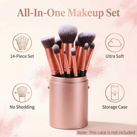 BS-MALL brushes fanned out to display variety, versatile tools for looks