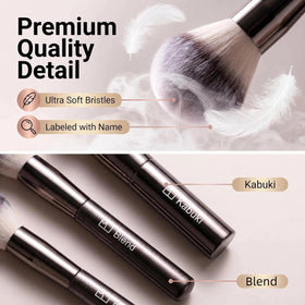 BS-MALL application of foundation showing even coverage and professional finish