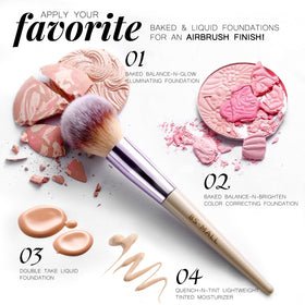 BS-MALL full 18-piece brushes laid out to show variety and application options