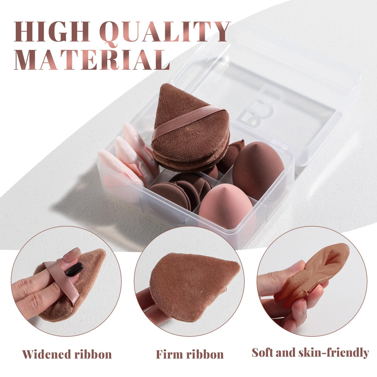 BS-MALL open container storing sponges cleanly and protecting them for travel