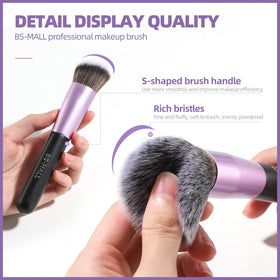 BS-MALL eye brushes arranged to highlight precision and detailed blending benefit