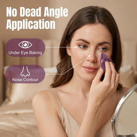 BS-MALL mini sponge blending concealer under eye for precise coverage and crease-free finish