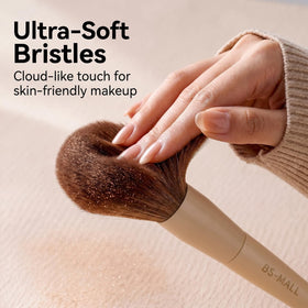 BS-MALL brushes on a vanity styled for daily routine and professional use