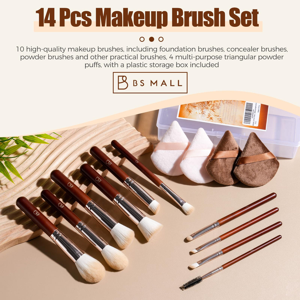BS-MALL brushes in hand to show compact size and easy carry benefit for travelers