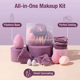 BS-MALL sponges expanded after wetting demonstrating increased softness and lighter coverage