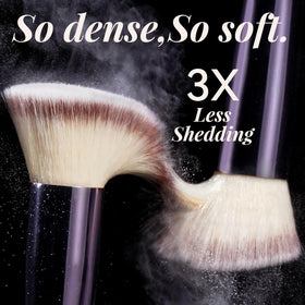BS-MALL brush applying foundation on model for even coverage and smooth finish