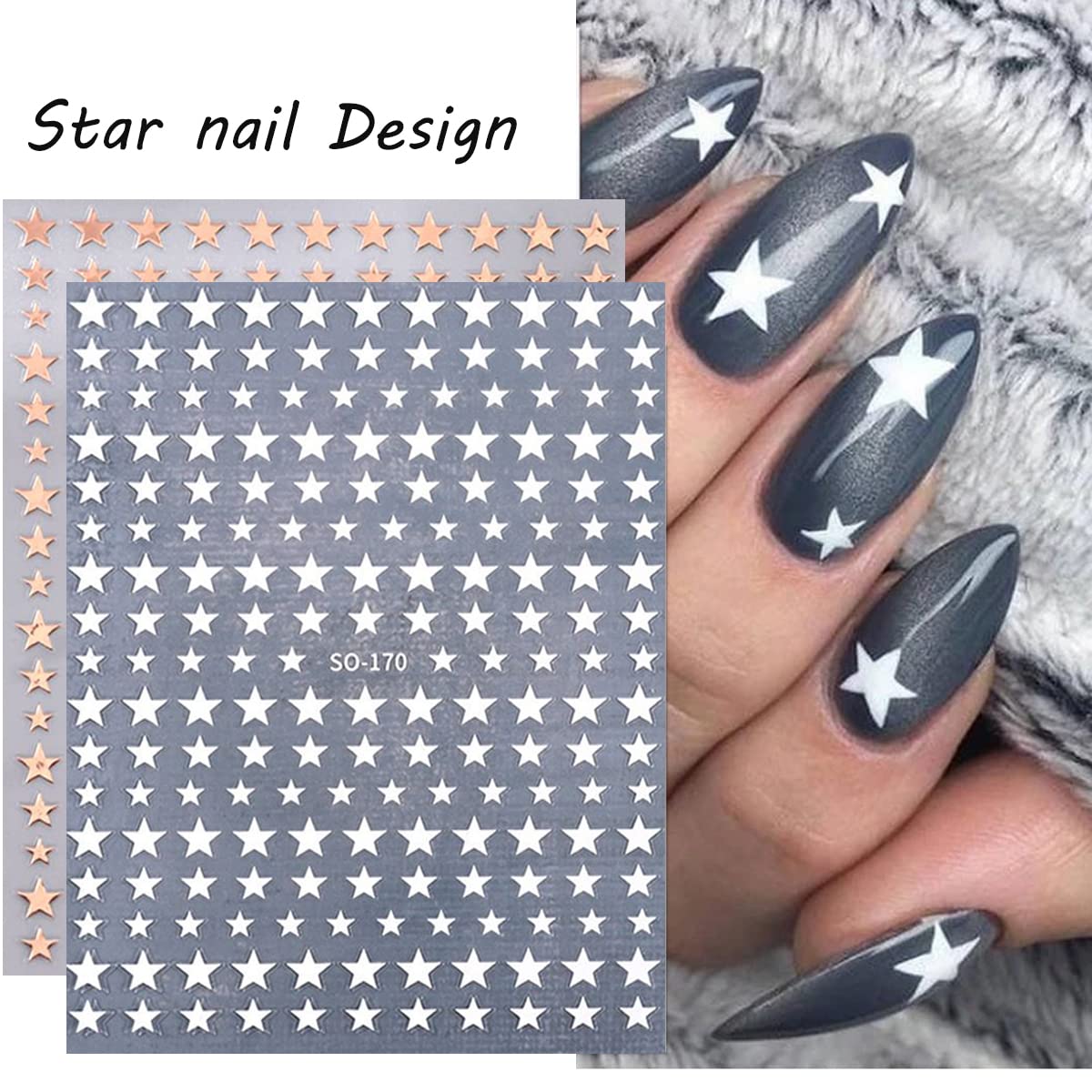 BSBTBZ in-use image with tweezers placing a star sticker precisely for clean application