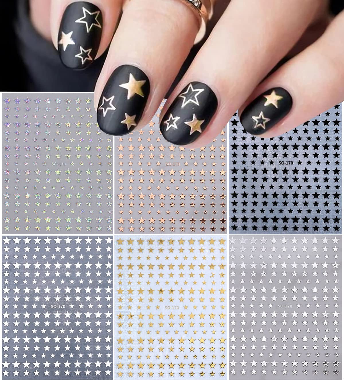 BSBTBZ scale comparison with a fingernail to show sticker sizes for accurate placement