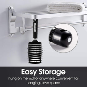 Bsisme brush hanging in bathroom, convenient storage and quick access