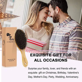 Bsisme travel-ready packaging with brush and comb ideal for packing light and staying polished