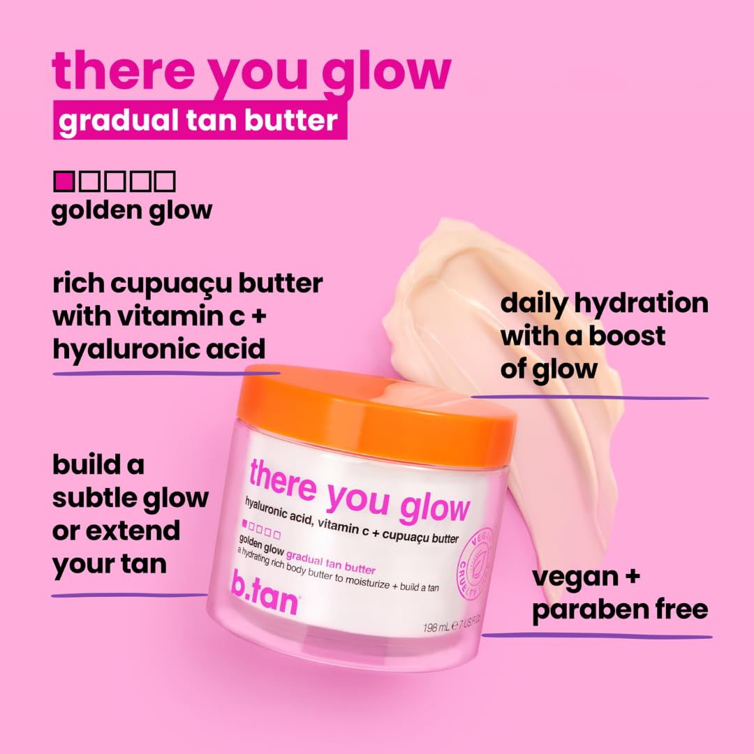 B.TAN applied on forearm demonstrating buildable natural color