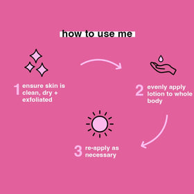 B.TAN back-of-bottle directions image showing usage steps and safety reminders