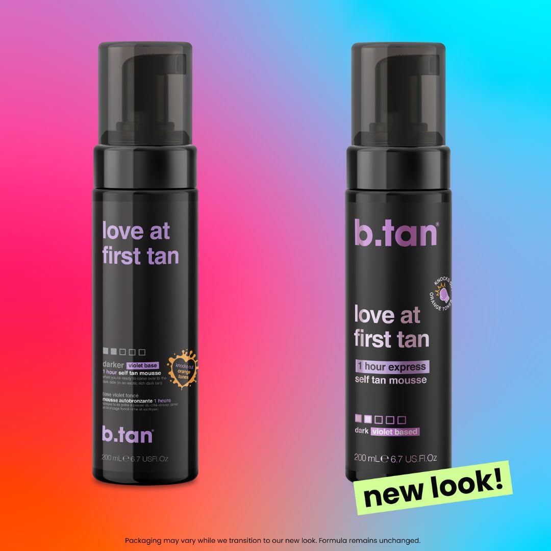 B.TAN facial application detail highlighting gentle, even coverage