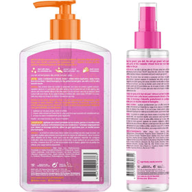 B.TAN gel texture close-up highlighting clear, streak-free formula benefit