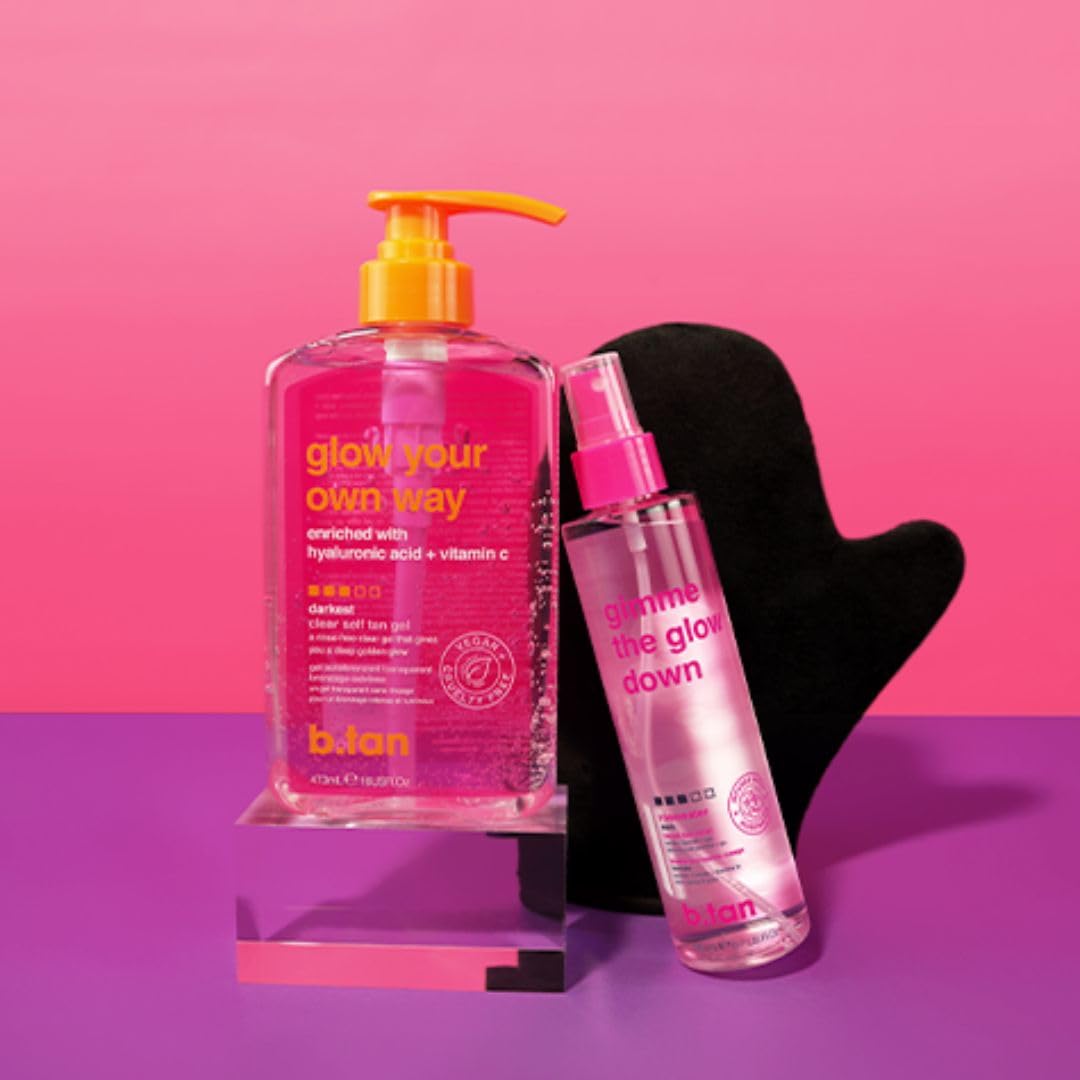 B.TAN lifestyle beach-ready image showing bronzed skin confidence benefit