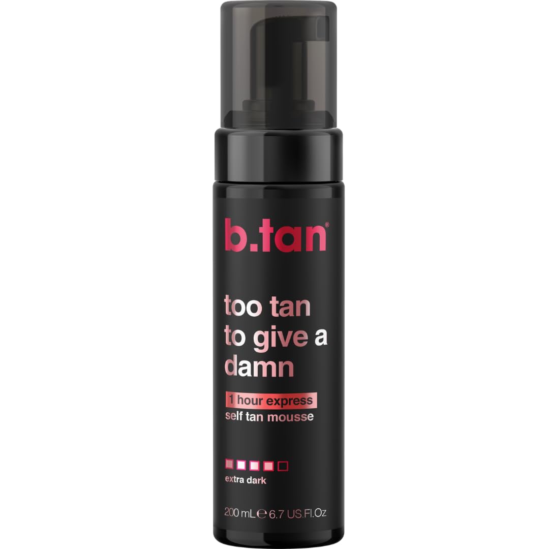 B.TAN front packaging showing Ultra Dark mousse and clear benefit