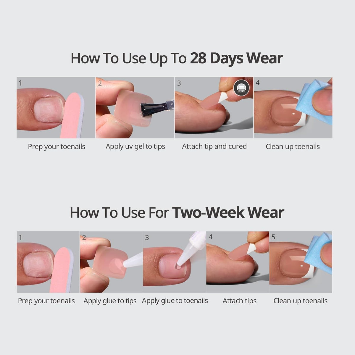 BTArtbox adhesive tabs and glue close-up showing bonding options for secure or temporary wear benefit