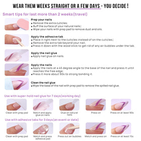 BTArtbox nails worn with outfit in lifestyle scene showing ready-to-wear benefit