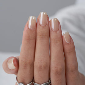 BTArtbox close-up of brown chrome texture highlighting gel depth