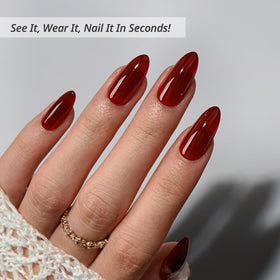 BTArtbox close-up of nail tip texture highlighting smooth finish and salon-like gloss