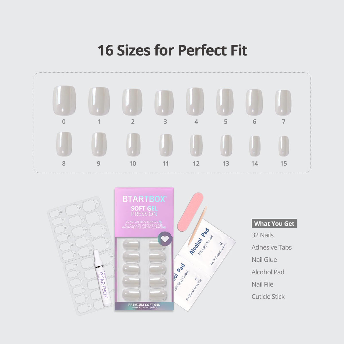 BTArtbox kit contents with glue, adhesive tabs and tools, everything needed for application